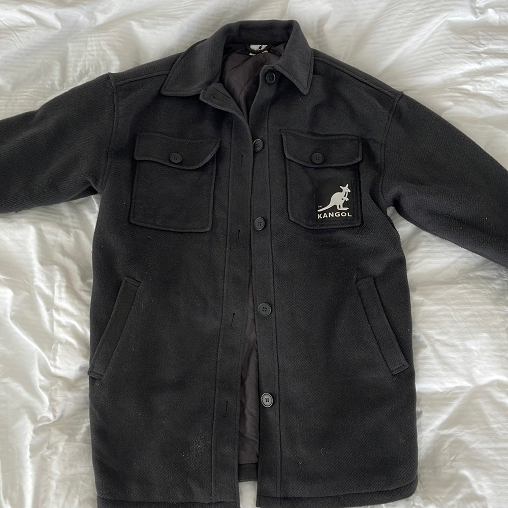 Kangol x H&M collared coat